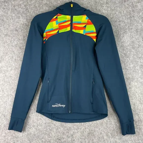 Disney Half Marathon Weekend 2025 Performance Jacket runDisney Womens XS Hooded - Picture 2 of 12
